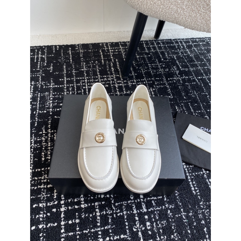Ch*el leather shoes